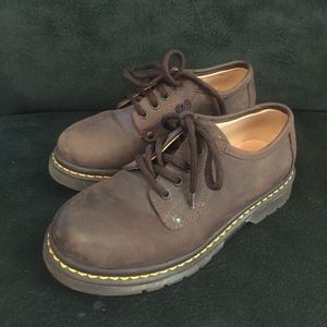 Boys Brown Suede Oxford Shoes